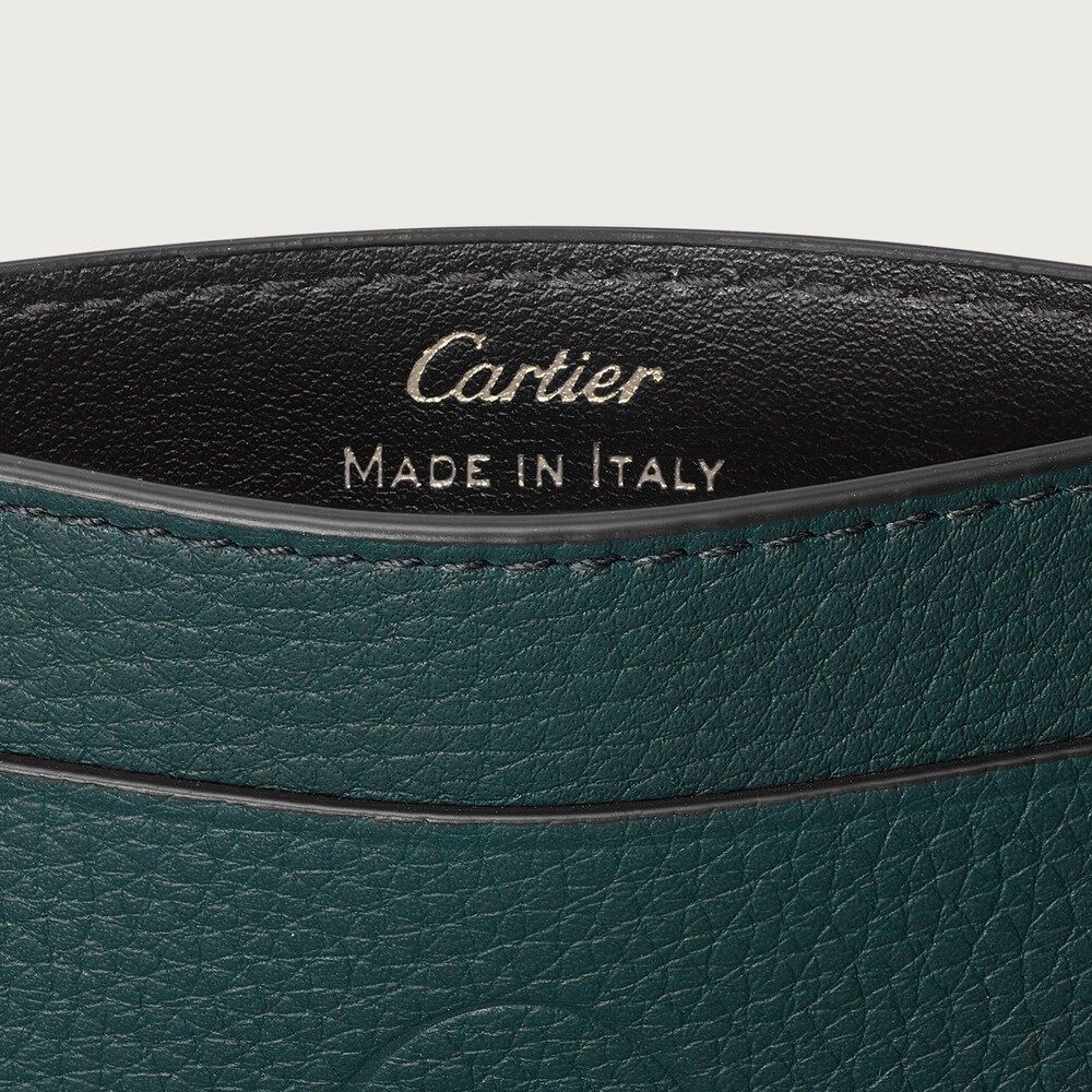 Кожаные аксессуары Must de Cartier, футляр для кредитных карт