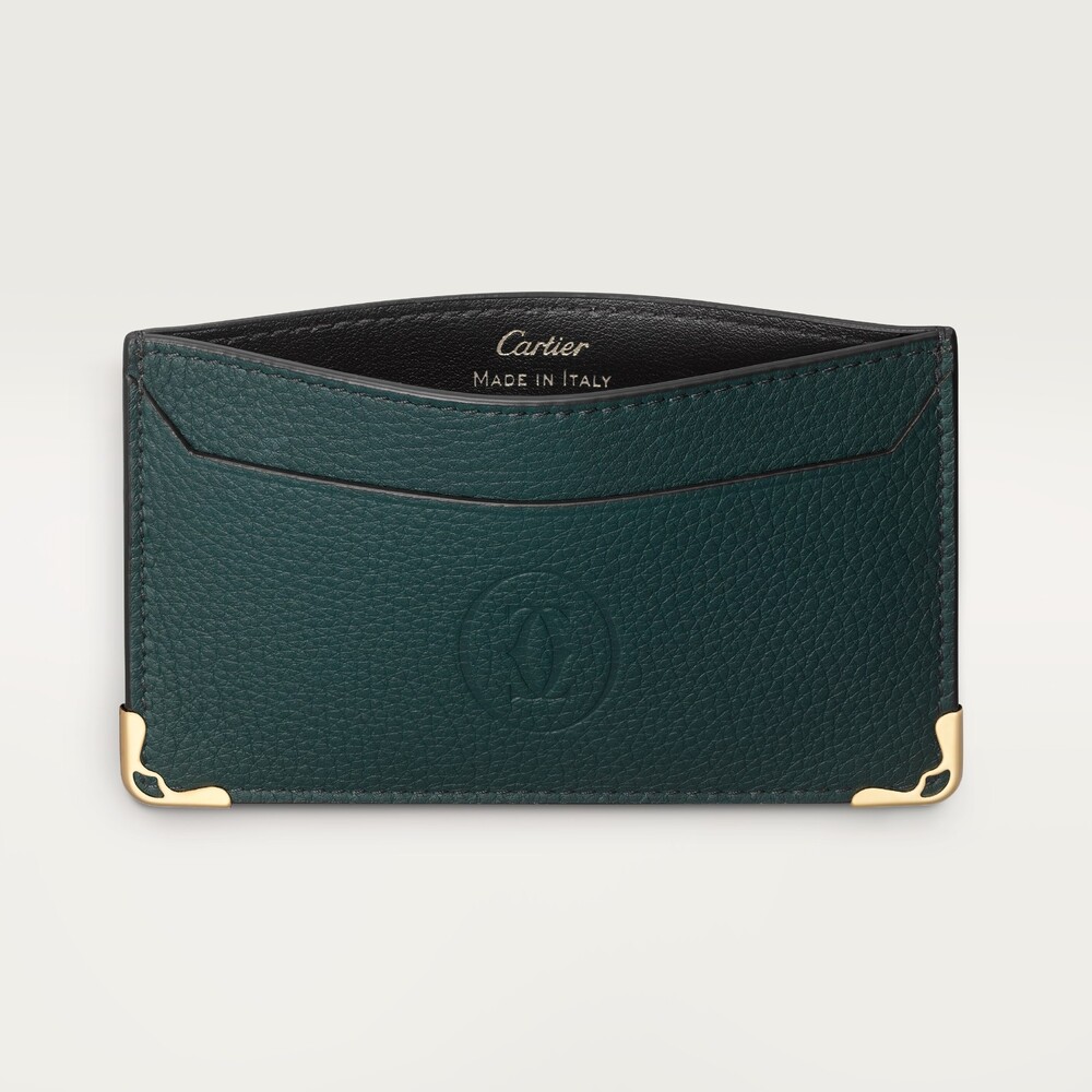 Кожаные аксессуары Must de Cartier, футляр для кредитных карт