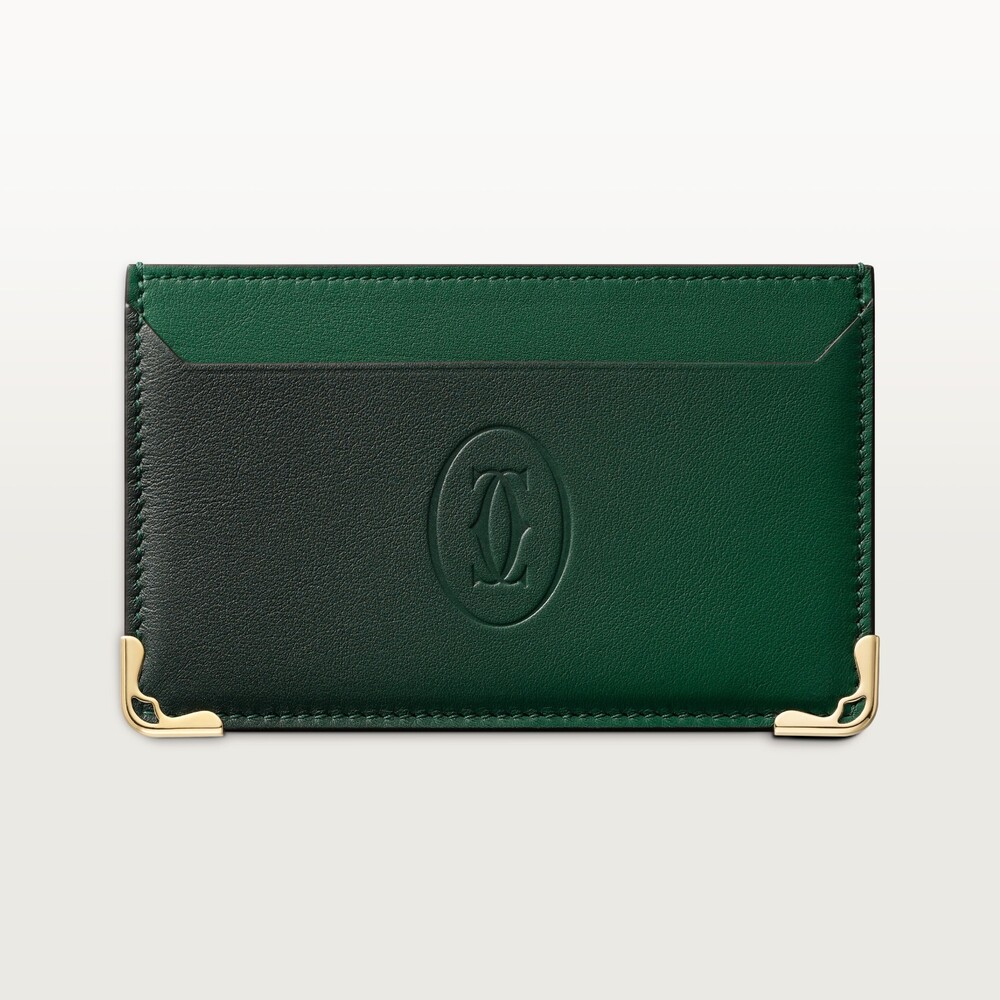 Кожаные аксессуары Must de Cartier, футляр для кредитных карт