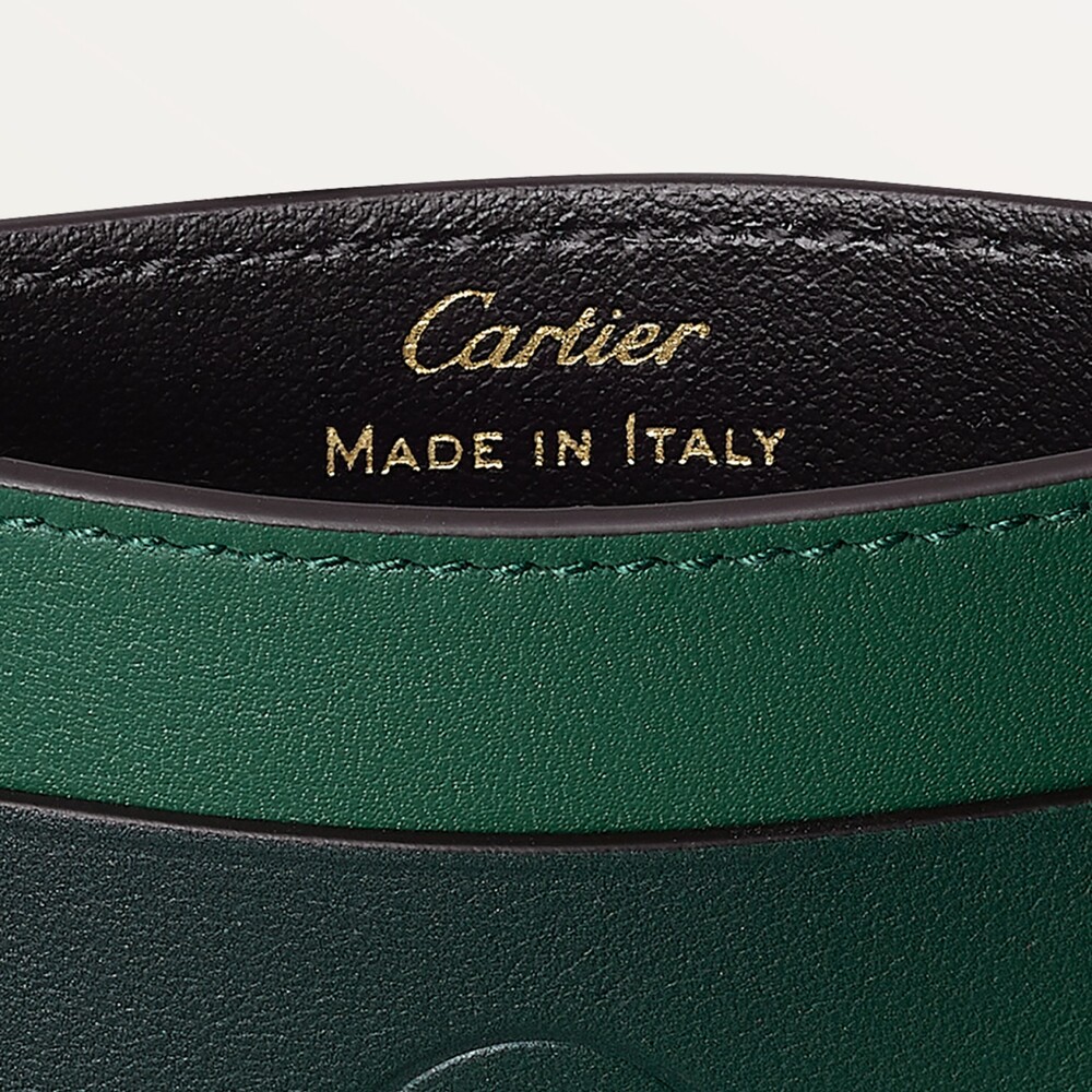 Кожаные аксессуары Must de Cartier, футляр для кредитных карт