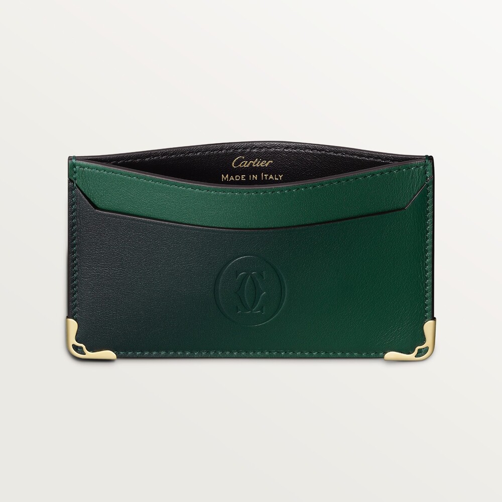 Кожаные аксессуары Must de Cartier, футляр для кредитных карт