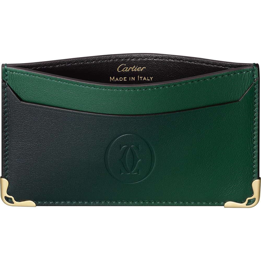 Кожаные аксессуары Must de Cartier, футляр для кредитных карт
