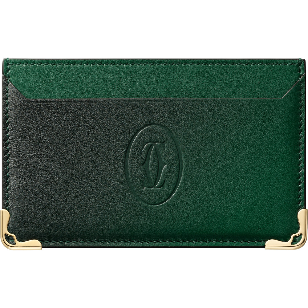 Кожаные аксессуары Must de Cartier, футляр для кредитных карт