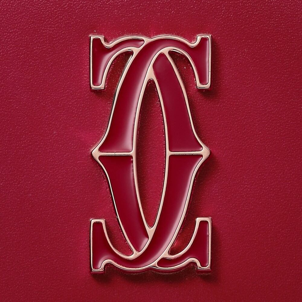Бумажник стандартного размера с клапаном, Double C de Cartier
