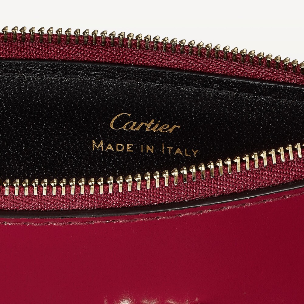 Кожаные аксессуары C de Cartier, Футляр для кредитных карт на молнии