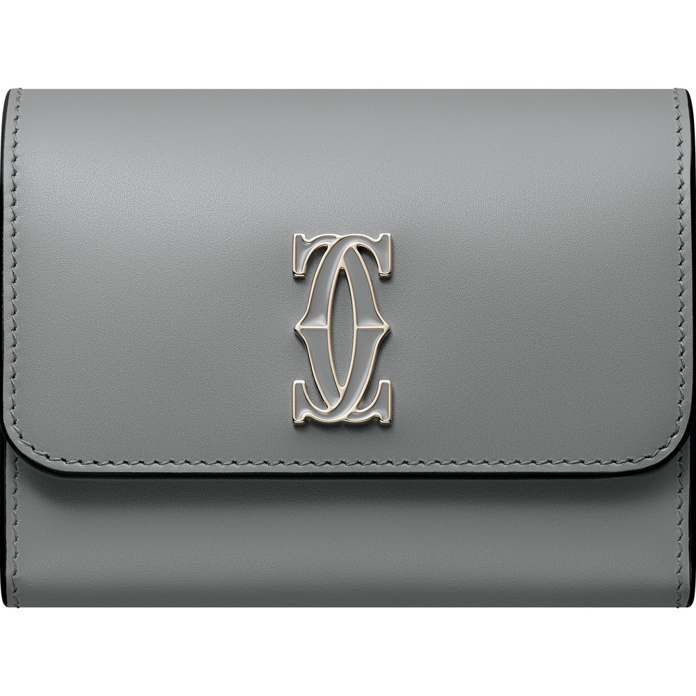 Бумажник стандартного размера с клапаном, Double C de Cartier