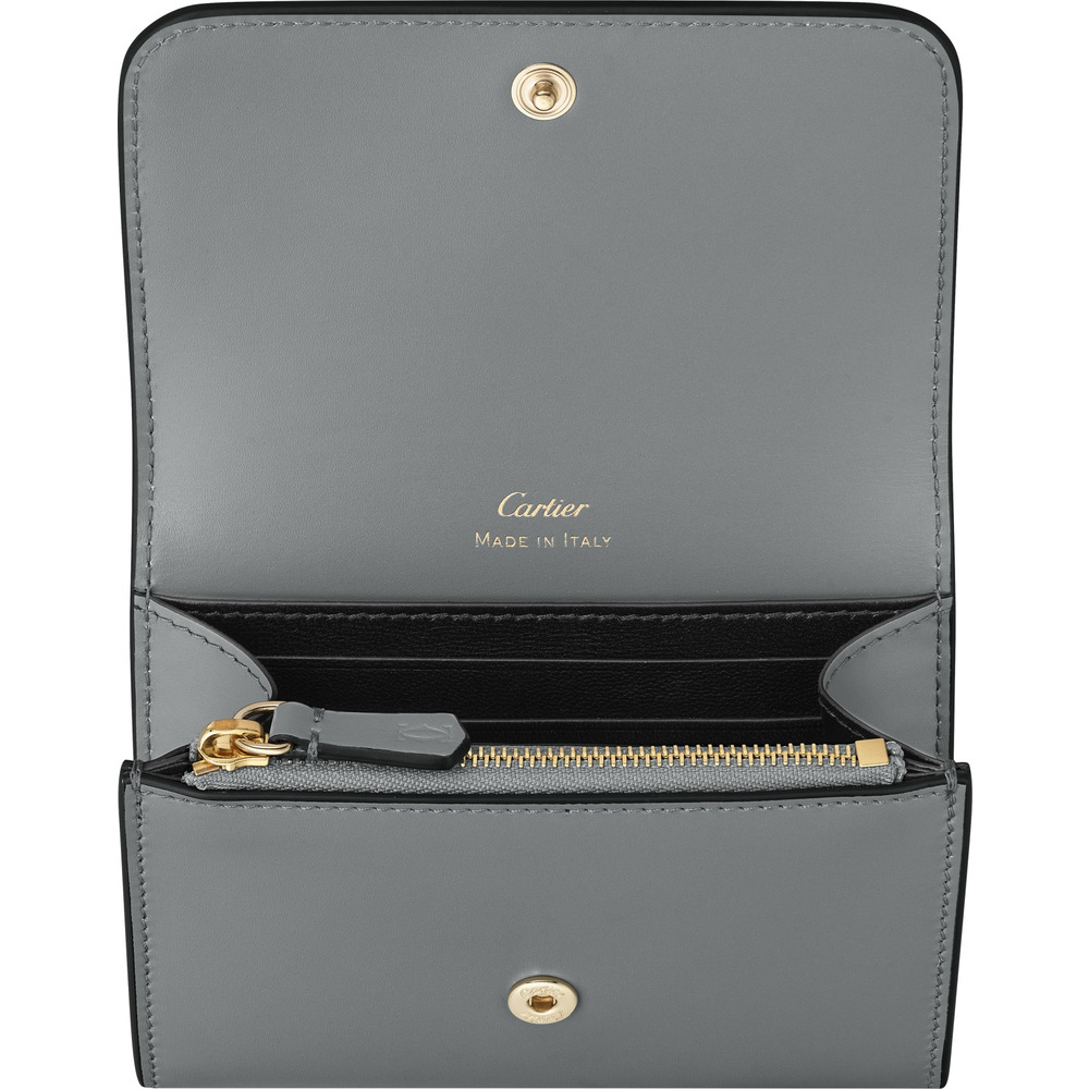 Бумажник стандартного размера с клапаном, Double C de Cartier