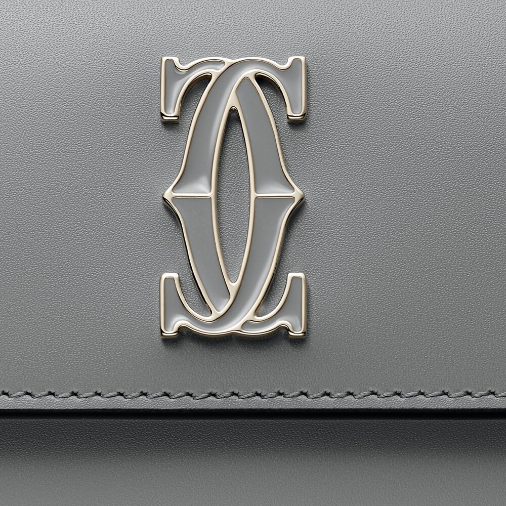 Бумажник стандартного размера с клапаном, Double C de Cartier