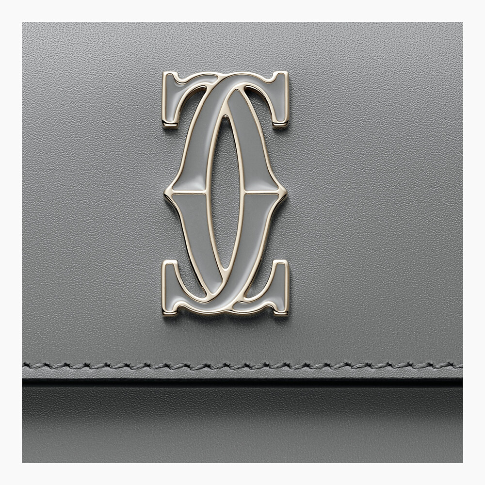 Бумажник стандартного размера с клапаном, Double C de Cartier