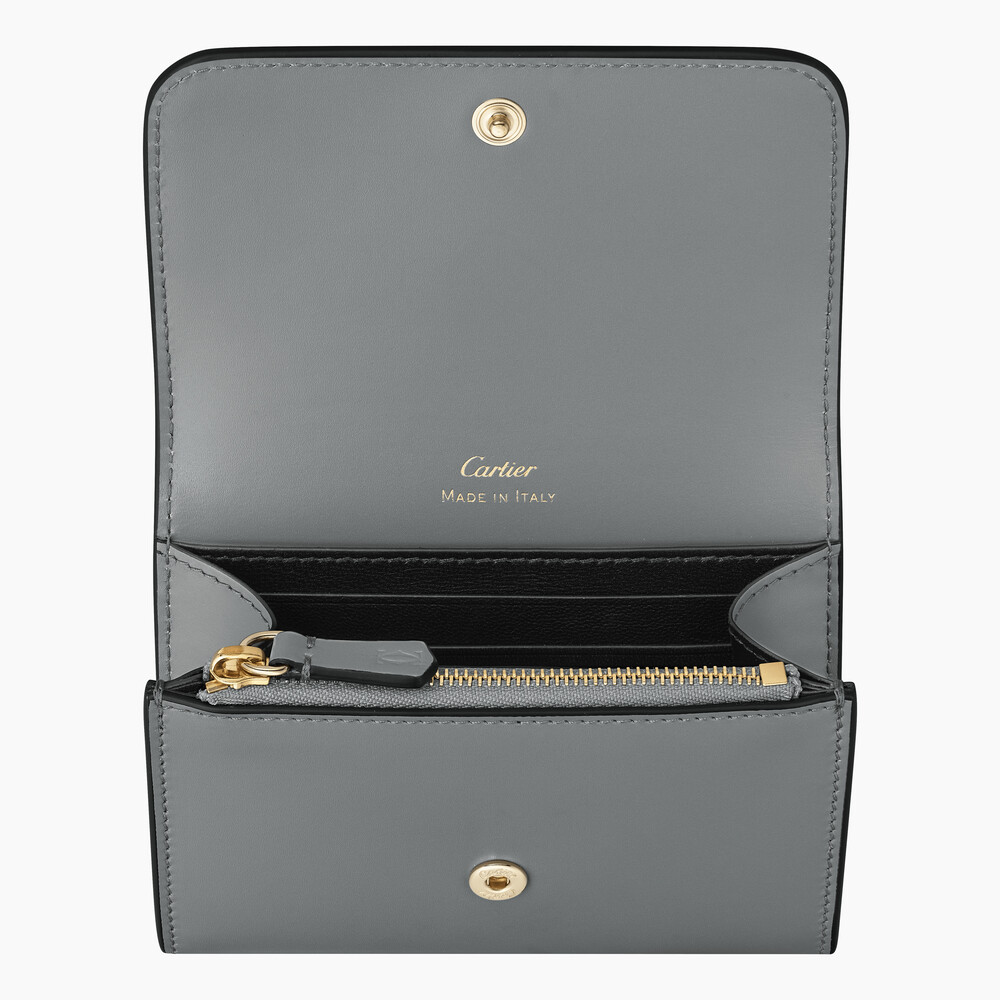 Бумажник стандартного размера с клапаном, Double C de Cartier