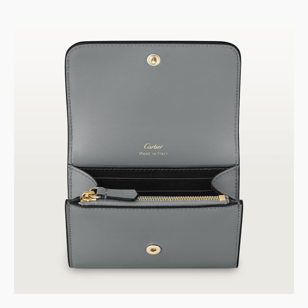Бумажник стандартного размера с клапаном, Double C de Cartier