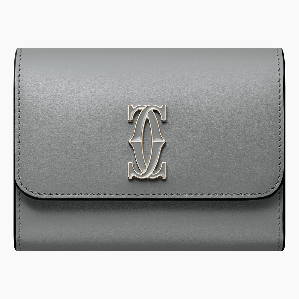 Бумажник стандартного размера с клапаном, Double C de Cartier