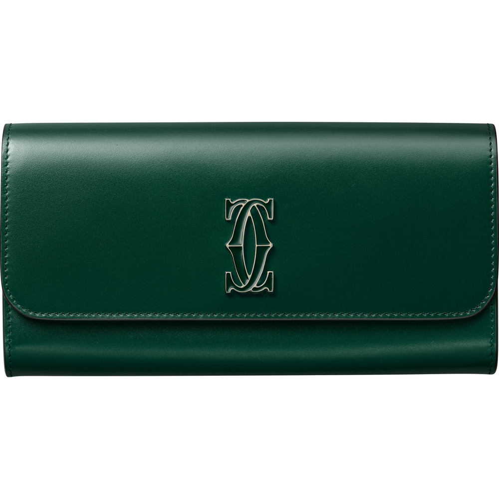 Бумажник стандартного размера с клапаном, Double C de Cartier