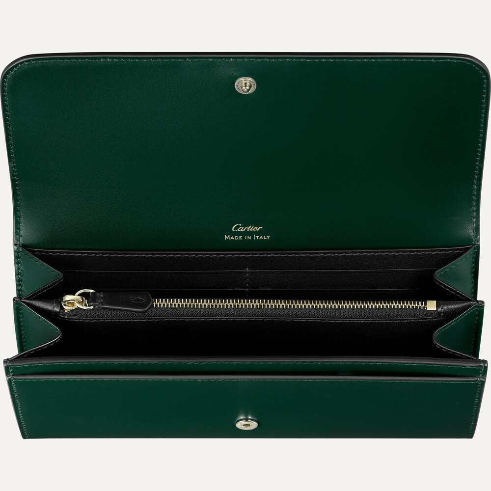Бумажник стандартного размера с клапаном, Double C de Cartier