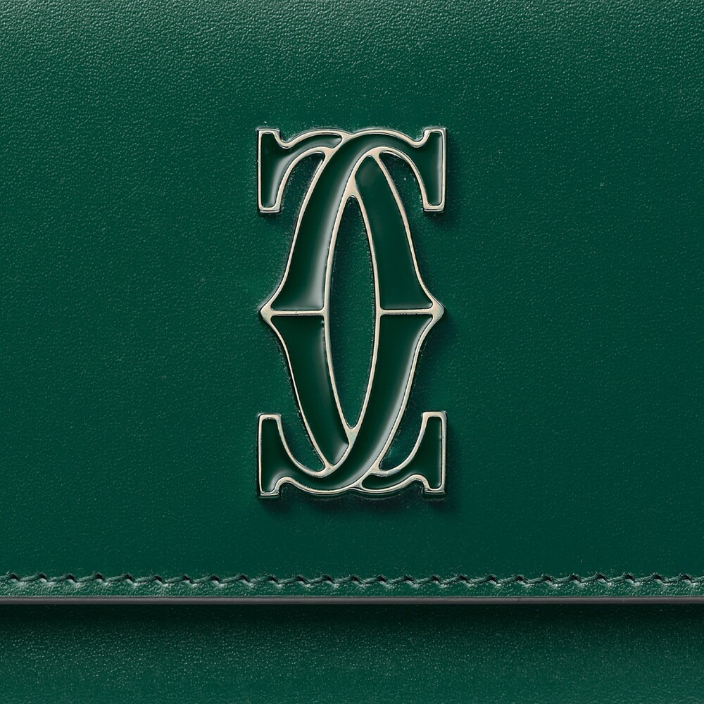Бумажник стандартного размера с клапаном, Double C de Cartier