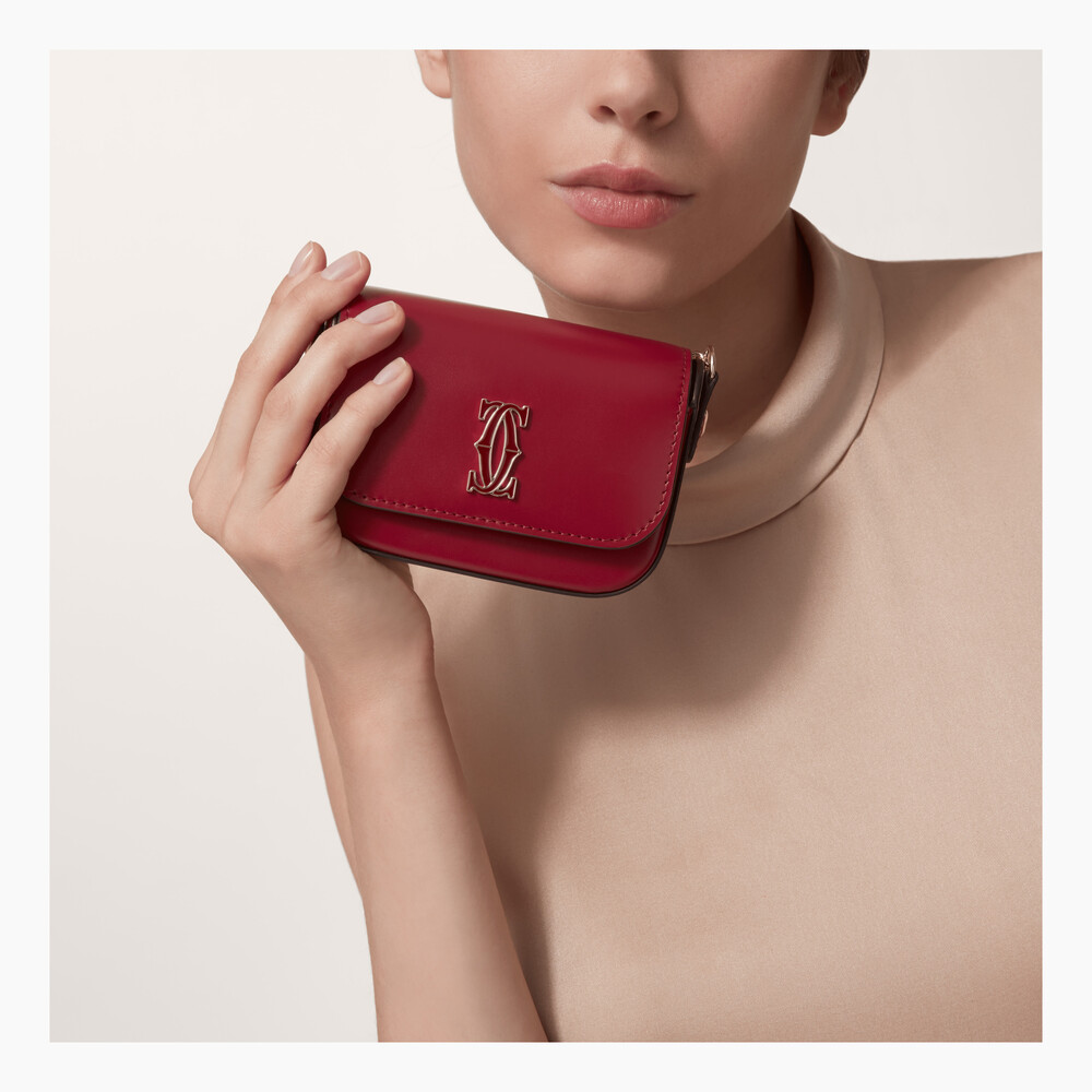 Сумка на цепочке, модель «микро», Double C de Cartier
