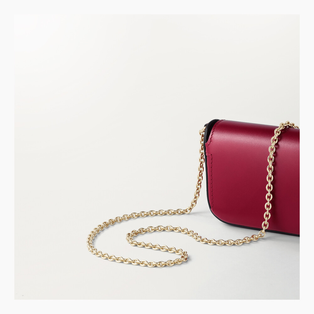 Сумка на цепочке, модель «микро», Double C de Cartier