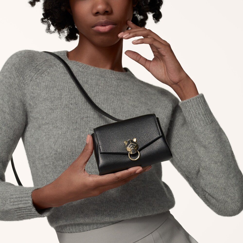 Сумка на цепочке, модель «микро», Panthère de Cartier