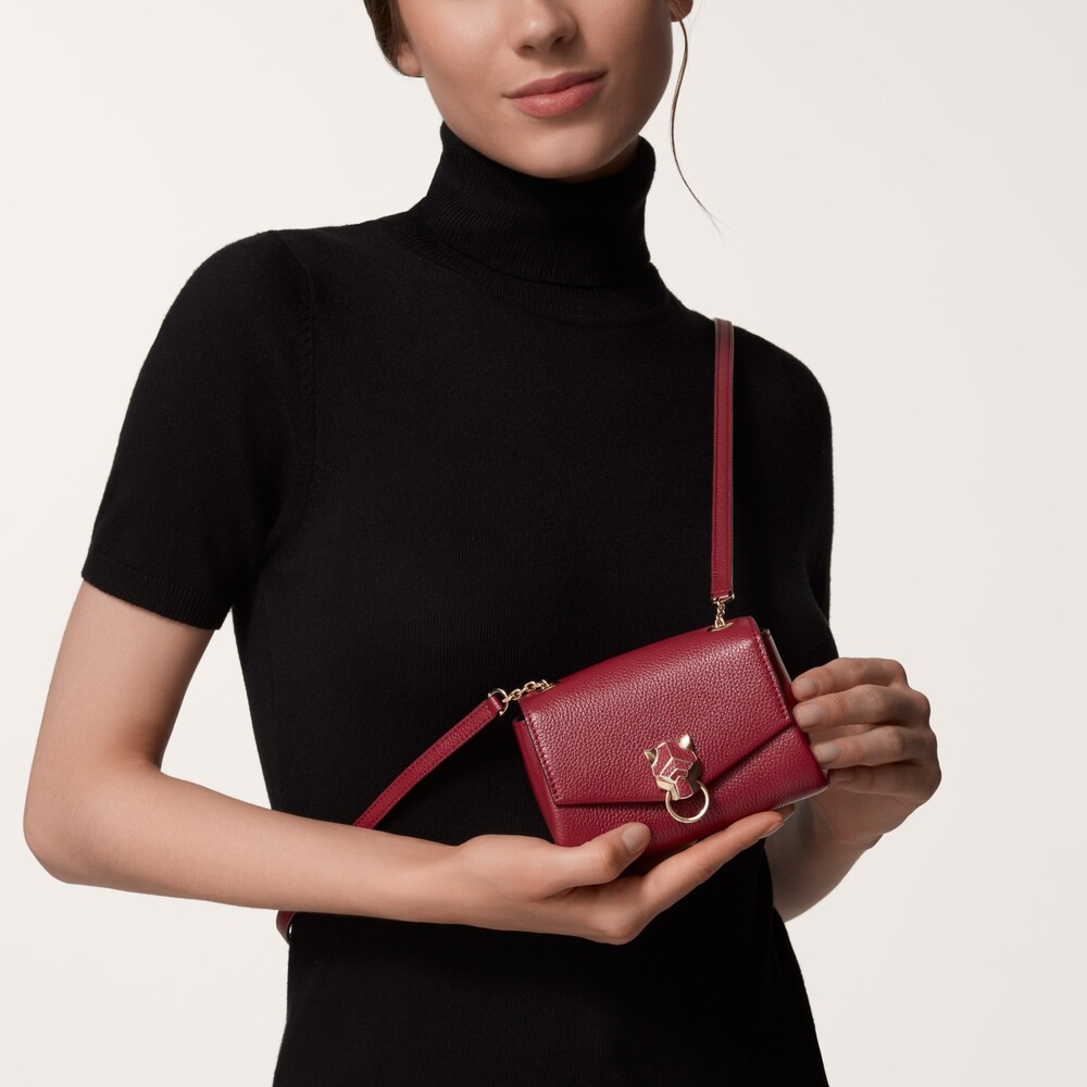 Кожаные аксессуары Panthère de Cartier, сумка на цепочке