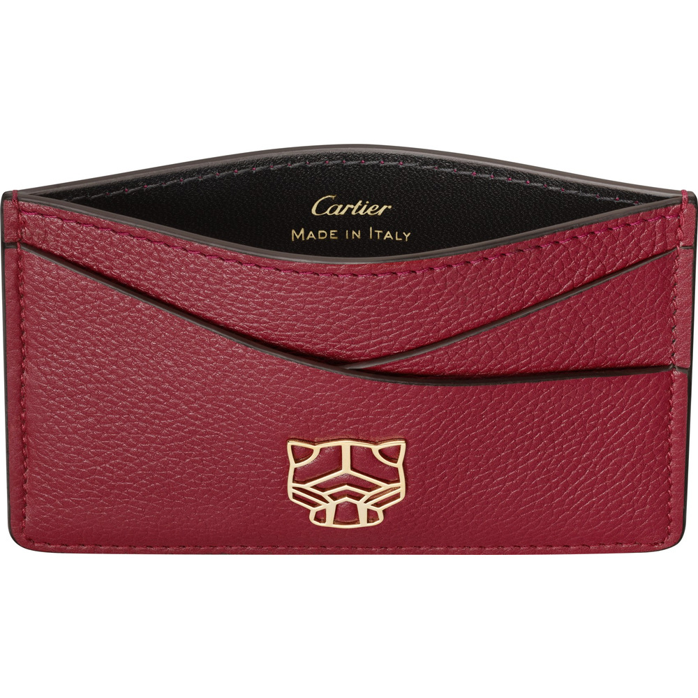 Кожаные аксессуары Panthère de Cartier, Футляр для кредитных карт