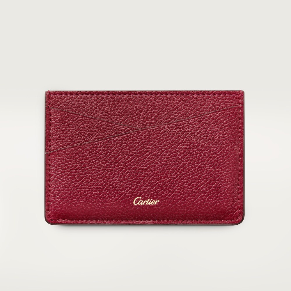 Кожаные аксессуары Panthère de Cartier, Футляр для кредитных карт