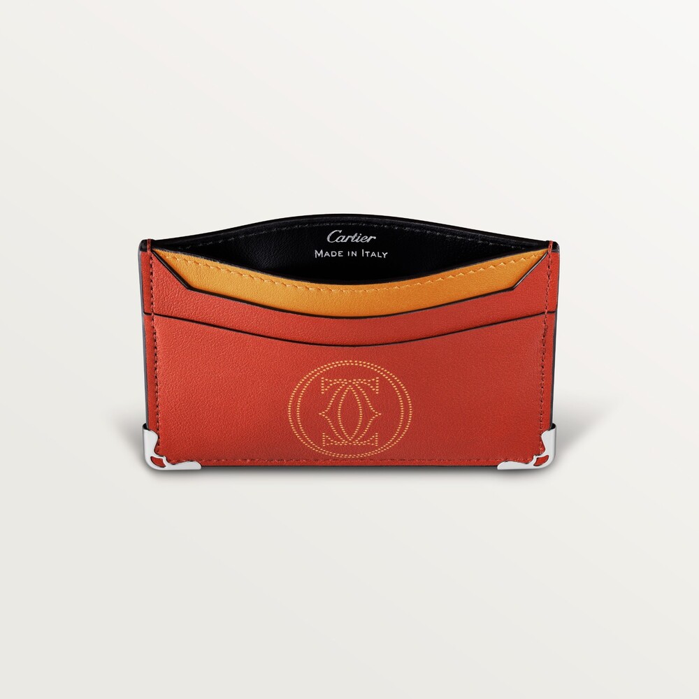 Кожаные аксессуары Must de Cartier, компактный бумажник