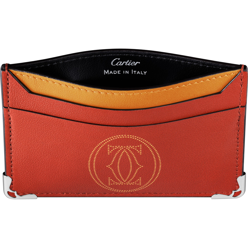 Кожаные аксессуары Must de Cartier, компактный бумажник