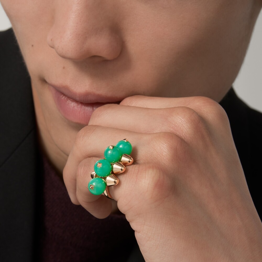 Кольцо Clash de Cartier, хризопраз, модель XL