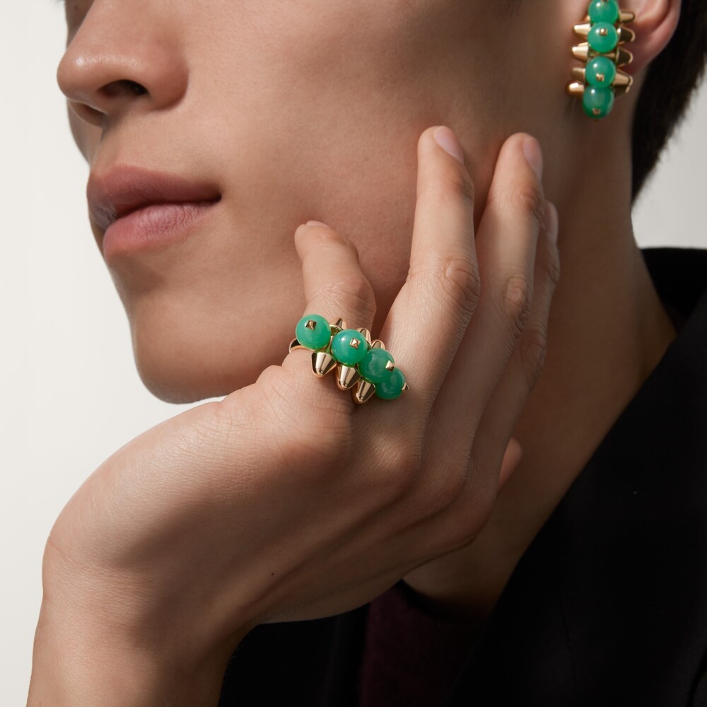 Кольцо Clash de Cartier, хризопраз, модель XL