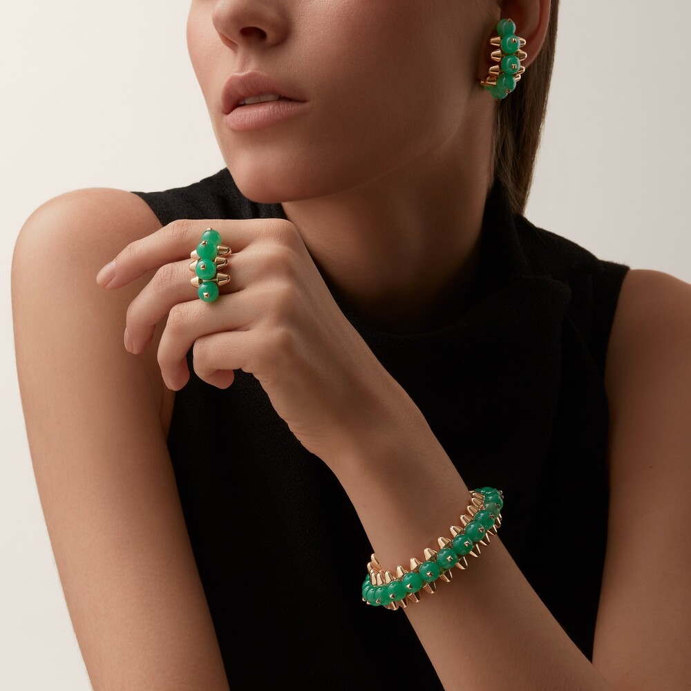 Кольцо Clash de Cartier, хризопраз, модель XL