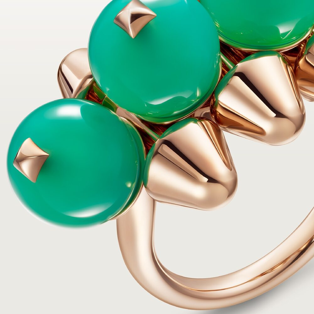 Кольцо Clash de Cartier, хризопраз, модель XL