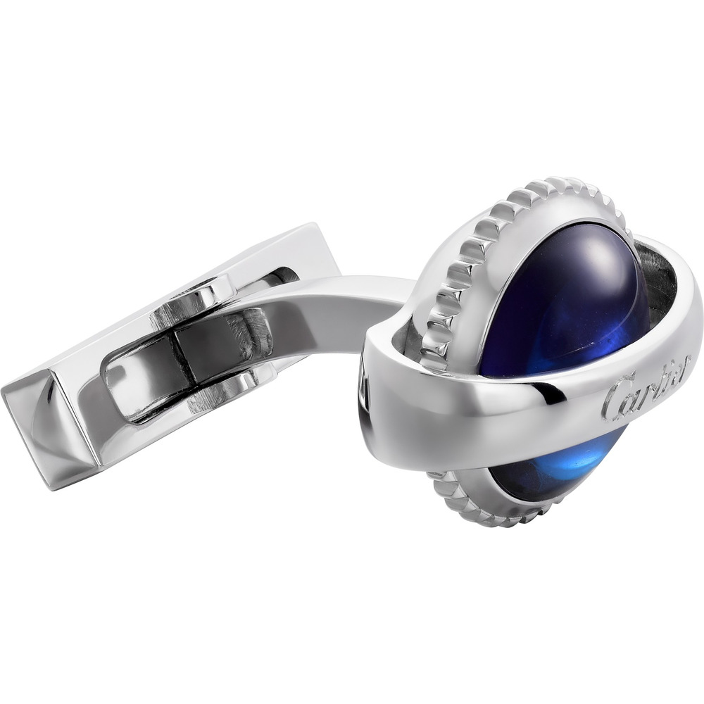 Запонки Ballon Bleu de Cartier, серебро