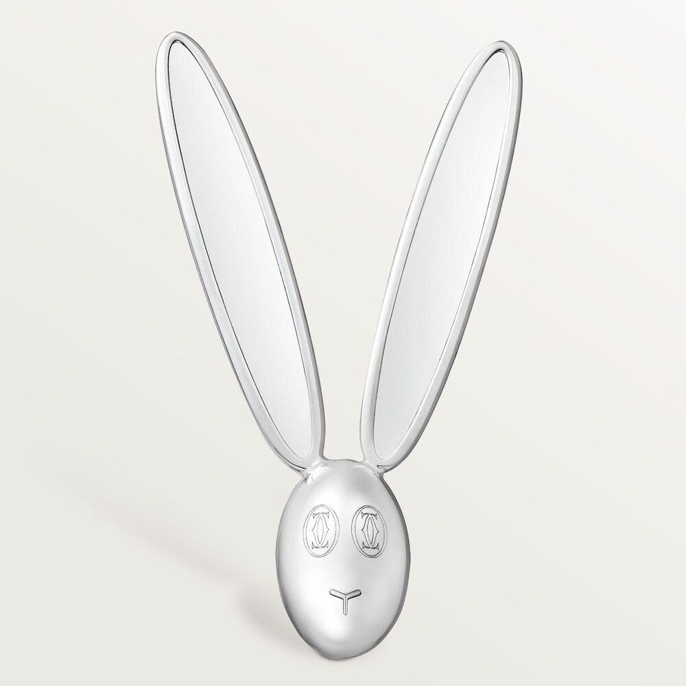 Две ложки Cartier Baby, мотив "кролик"