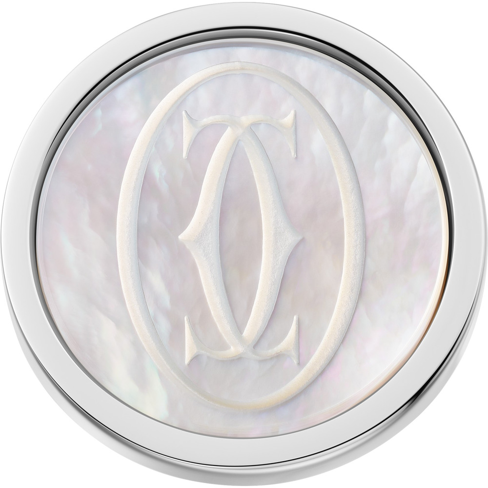 Запонки Double C de Cartier, mother-of-pearl