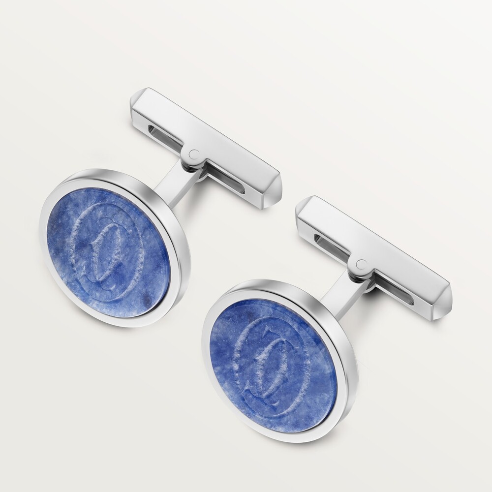 Запонки Double C de Cartier