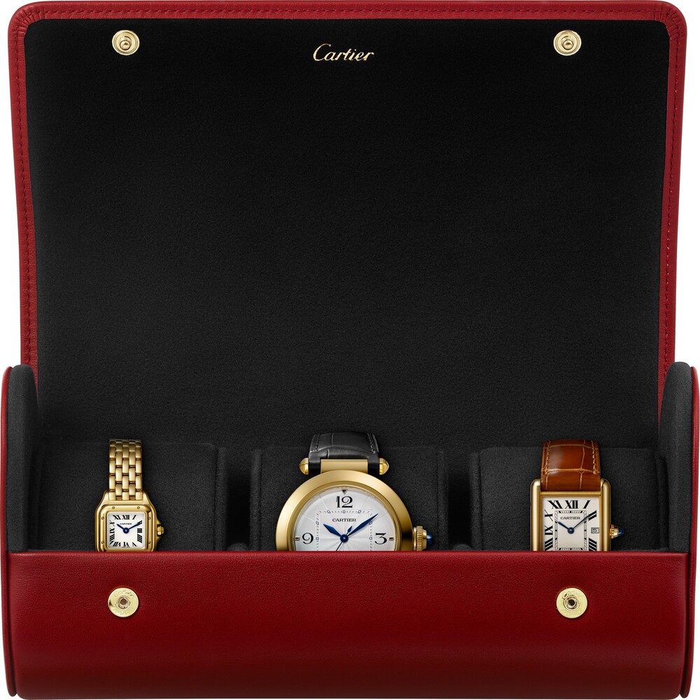 Футляр для путешествий Diabolo de Cartier с 3 отделениями для часов