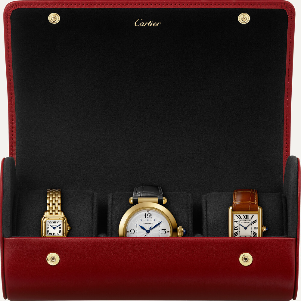 Футляр для путешествий Diabolo de Cartier с 3 отделениями для часов