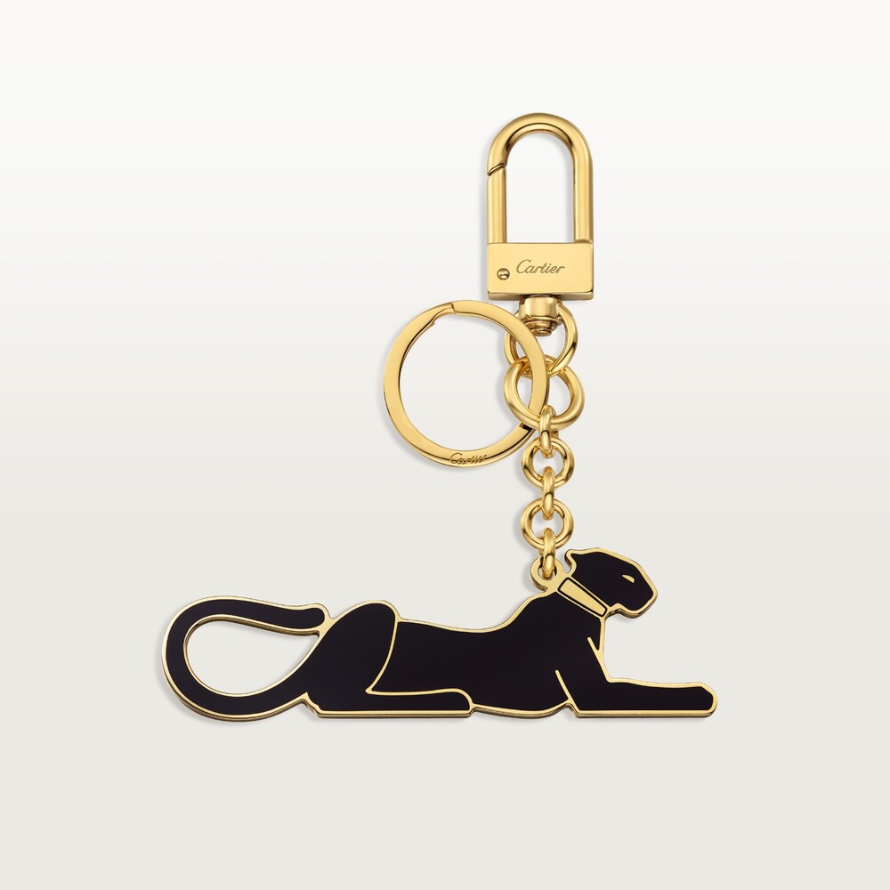 Брелок для ключей Diabolo de Cartier, мотив "пантера"
