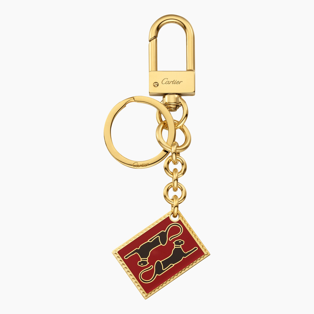 Брелок Diabolo de Cartier, мотив "печать пантеры"