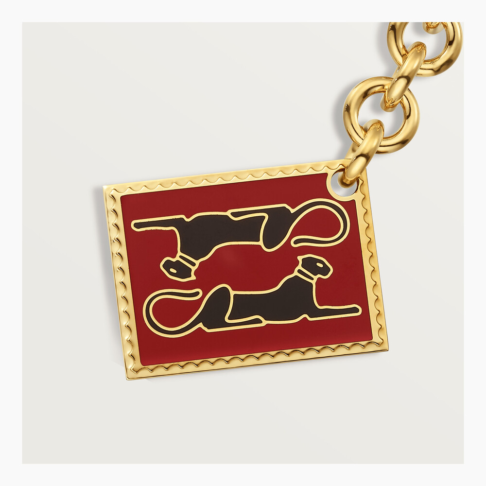 Брелок Diabolo de Cartier, мотив "печать пантеры"