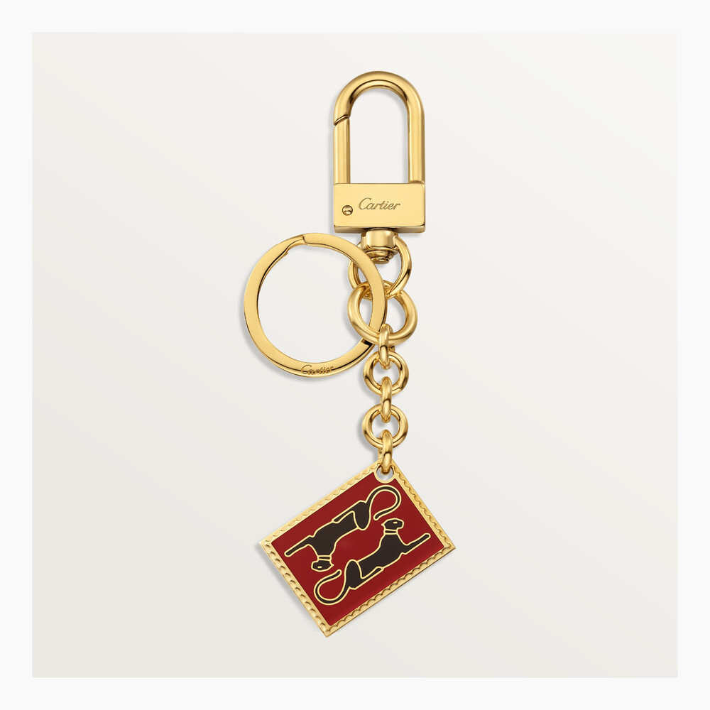Брелок Diabolo de Cartier, мотив "печать пантеры"