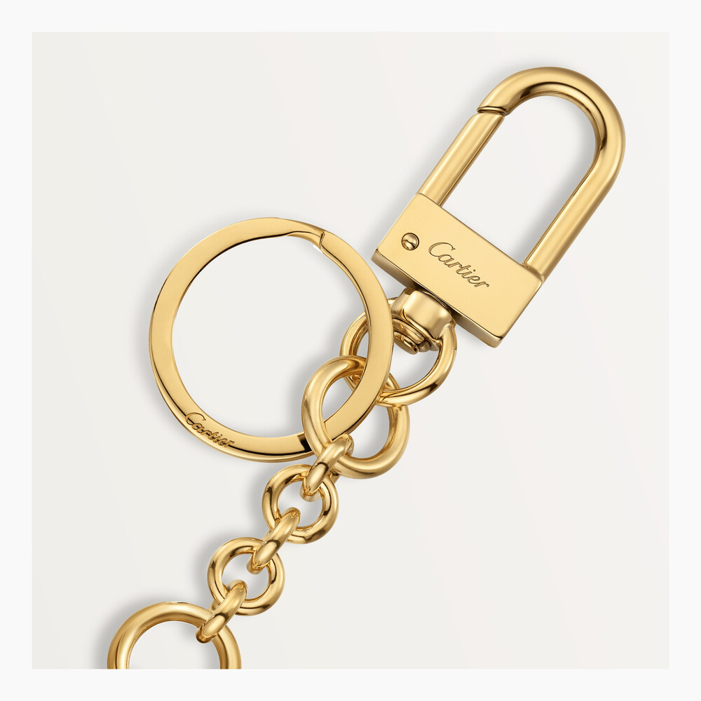 Брелок для ключей Diabolo de Cartier, мотив «сургучная печать» и «грум»