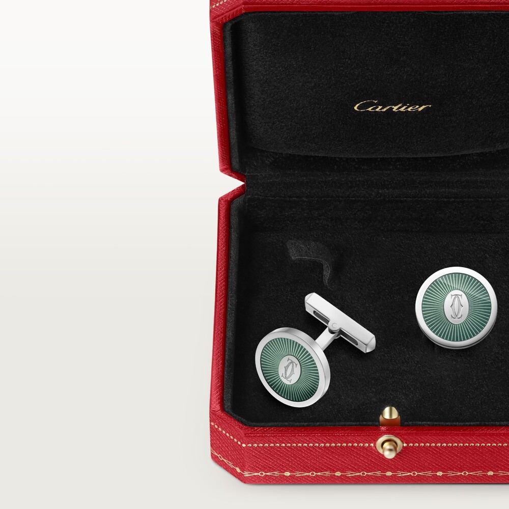 Запонки Double C de Cartier