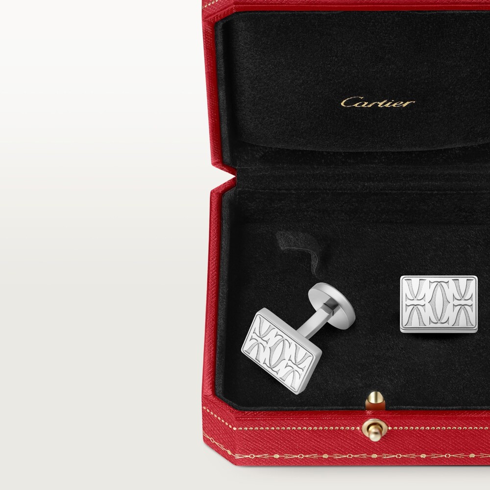 Запонки Double C de Cartier