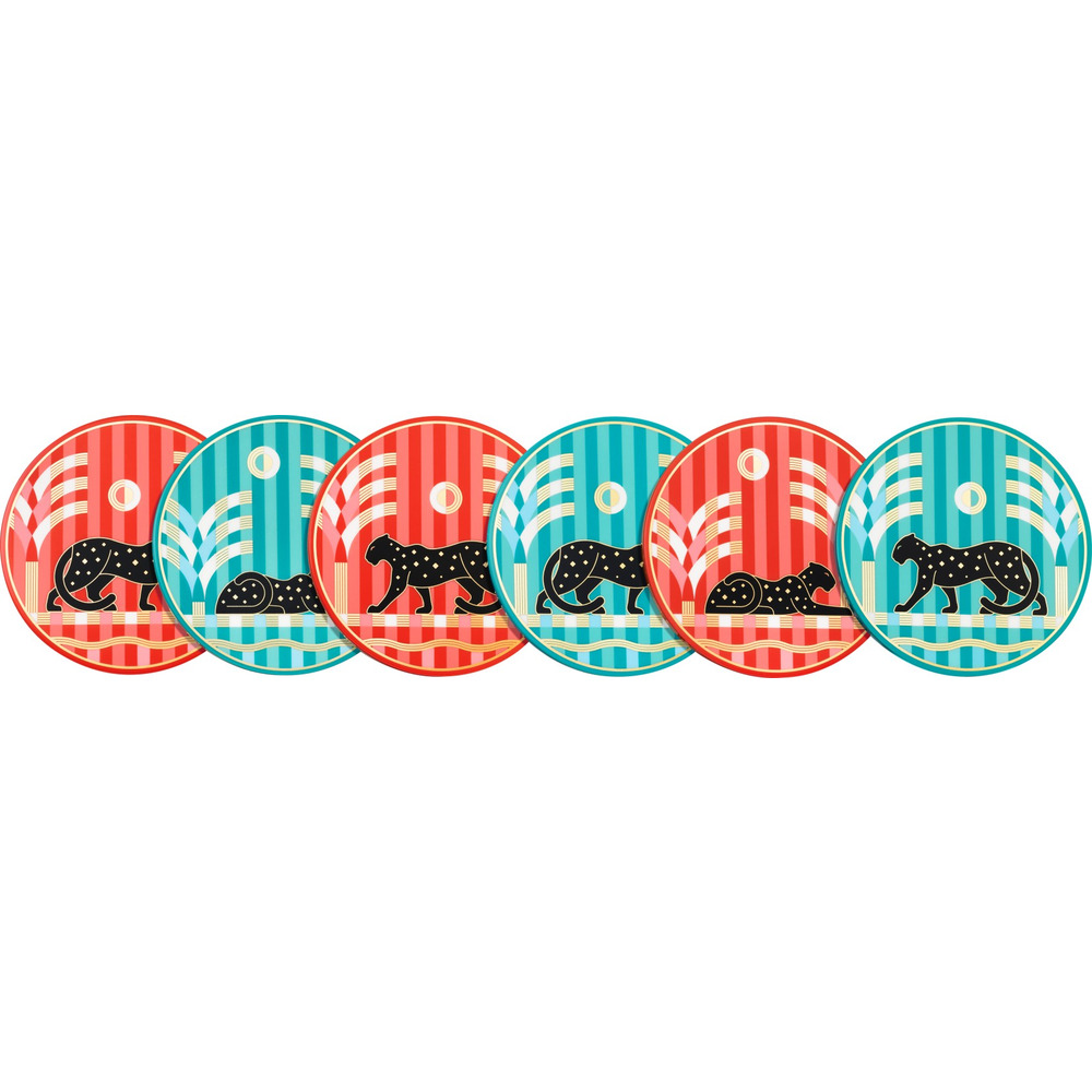 Набор из 6 подставок под чашки Panthère de Cartier