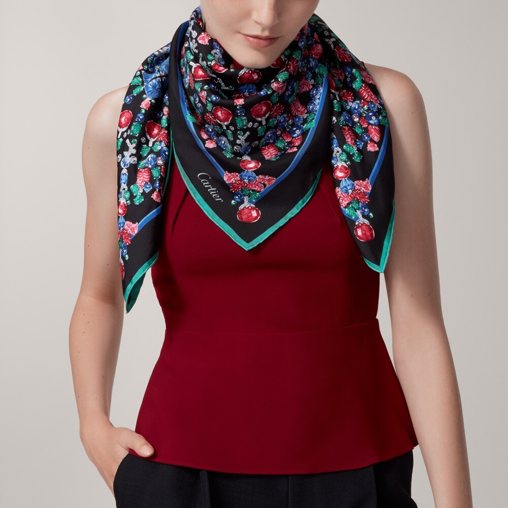 Платок Cartier Tutti Frutti 90