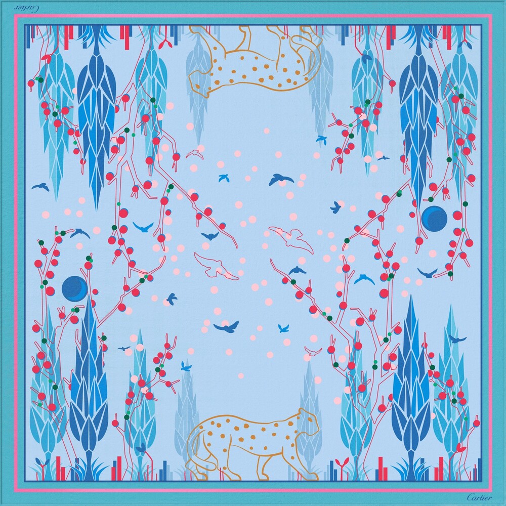 Платок Panther Garden