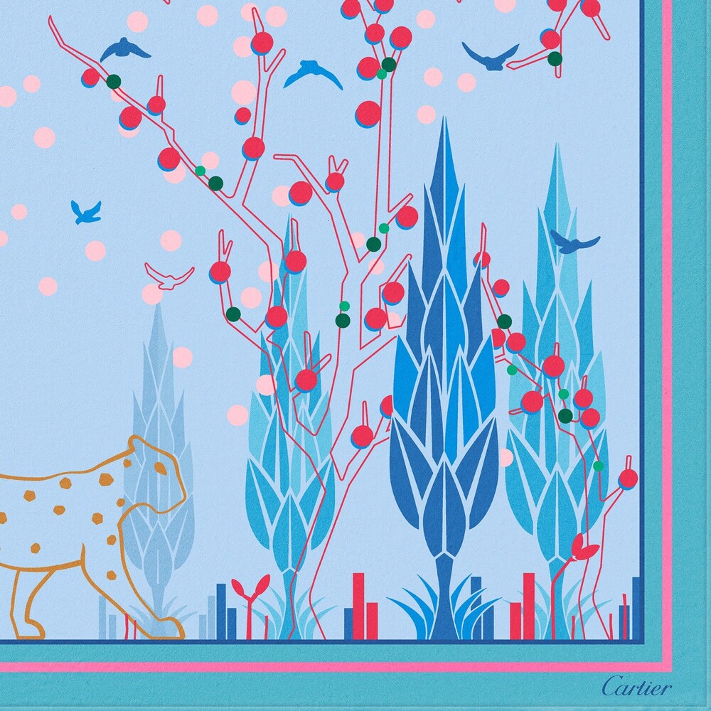 Платок Panther Garden