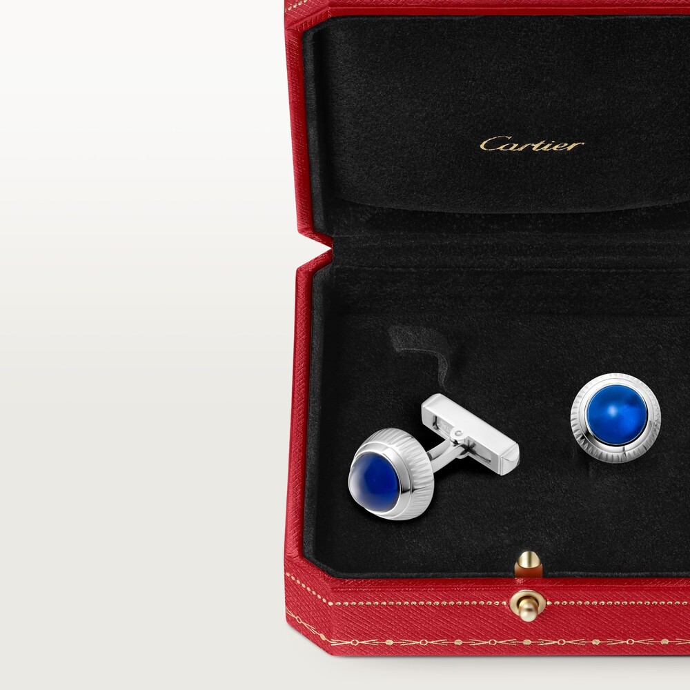 Запонки с мотивом «заводная головка часов»