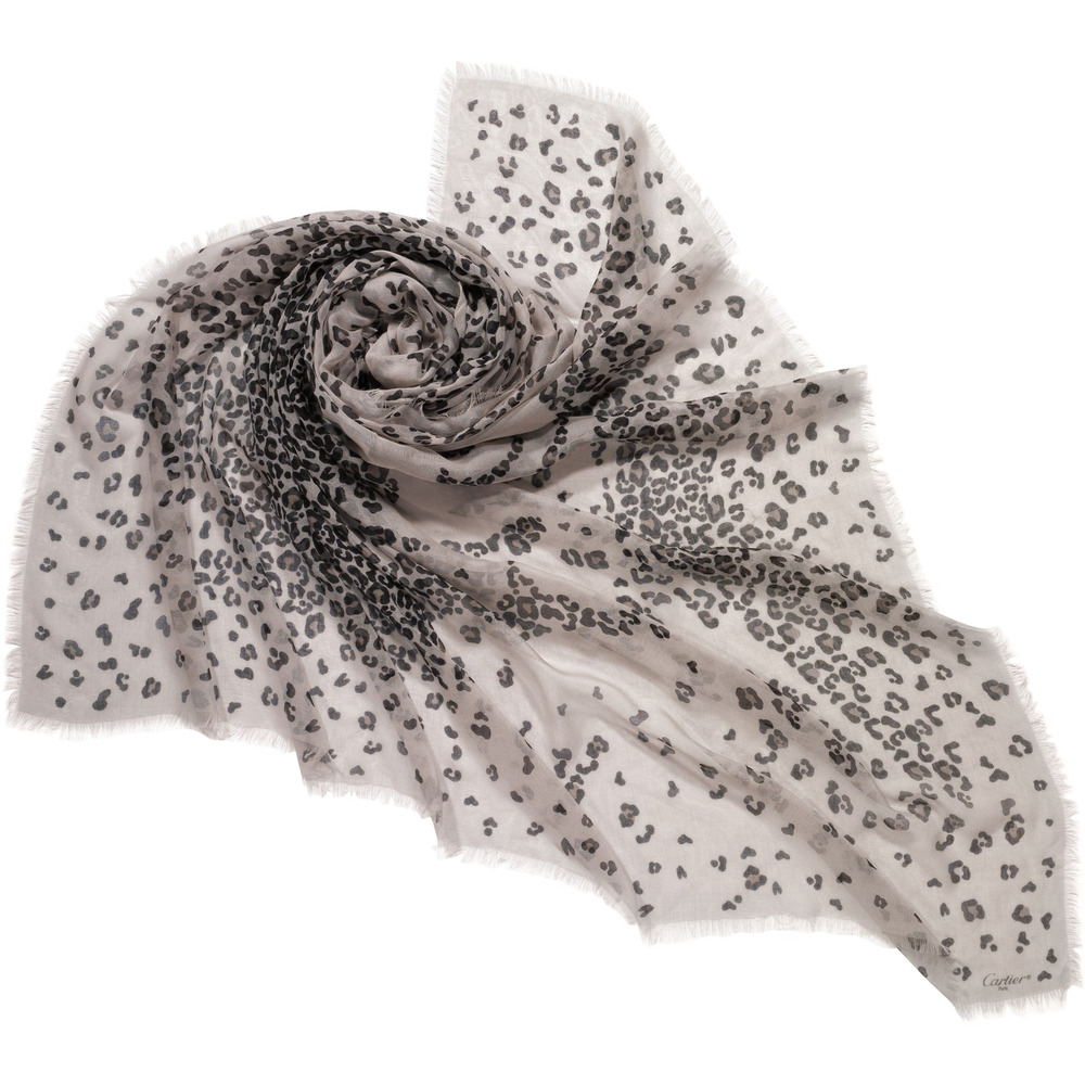 Шаль с мотивом «пятна пантеры»